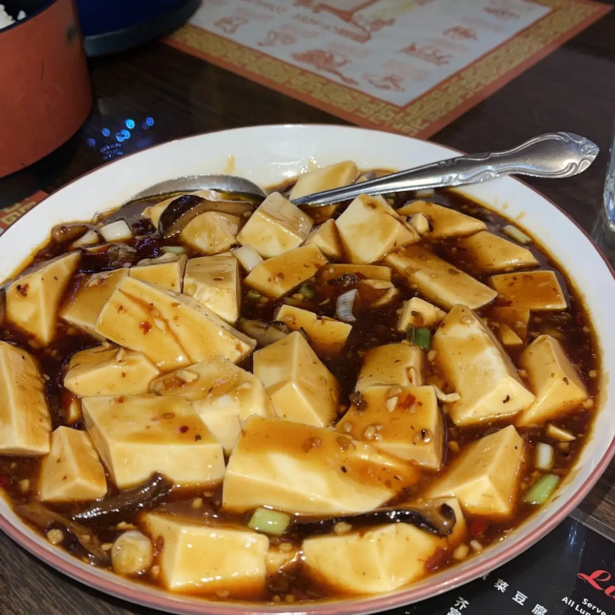 麻婆豆腐 mapo tofu